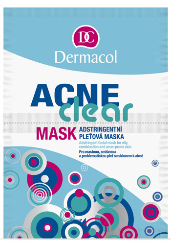 Dermacol Dermacol Adstringentná pleťová maska ​​Acneclear 2 x 8 g