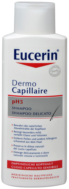 Eucerin Šampón na vlasy pre citlivú pokožku pH5 Dermocapillaire 250 ml