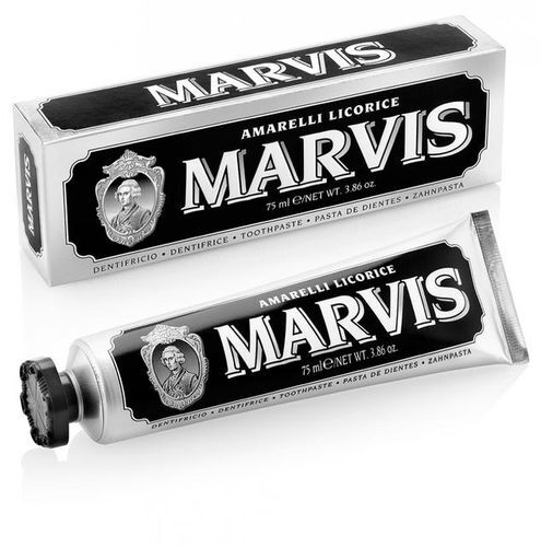 Marvis Zubná pasta Mätové sladkodrievkovo (Amarelli Licorice Toothpaste) 85 ml