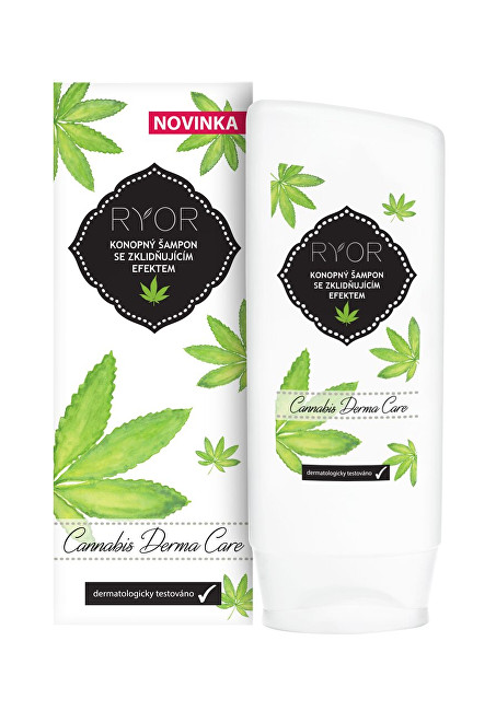 RYOR Konopný šampón s upokojujúcim efektom Cannabis Derma Care 200 ml