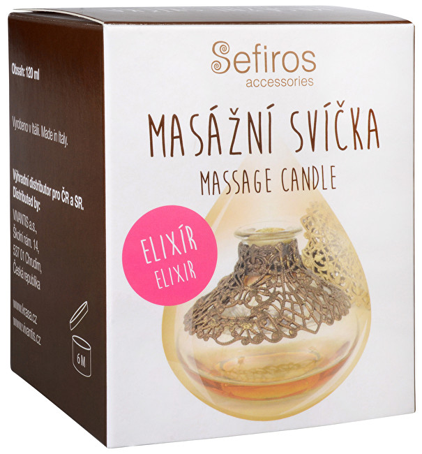 Sefiros Masážna sviečka Elixír (Massage Candle) 120 ml