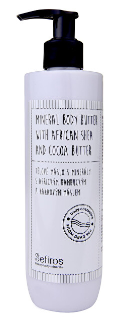 Sefiros Tělové maslo s minerálmi s africkým bambuckým a kakaovým maslom ( Mineral Body Butter With African Shea And Cocoa Butter ) 300 ml