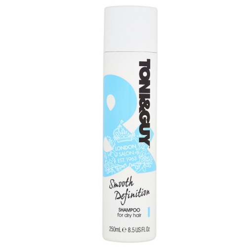 Toni&Guy Uhladzujúci šampón pre suché vlasy Smooth Definition (Shampoo For Dry Hair ) 250 ml