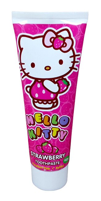 VitalCare Zubná pasta - gél s jahodou príchuťou Hello Kitty 75 ml