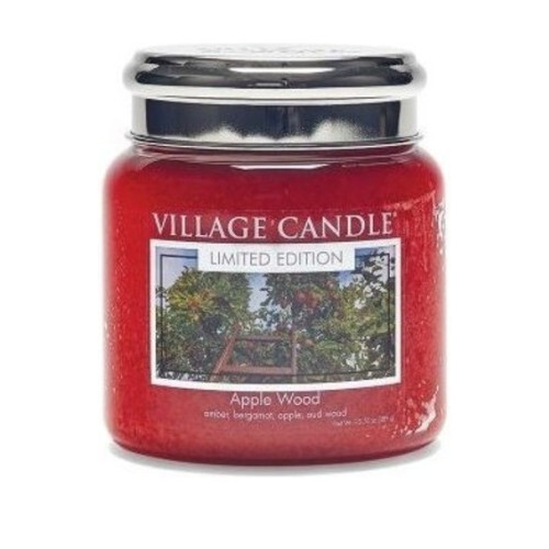 Village Candle Vonná sviečka v skle Apple Wood 390 g