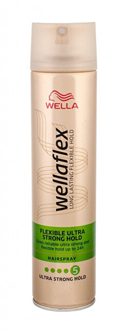 Wella Lak na vlasy s ultra silnou fixáciou Wella flex Flexible Ultra Strong ( Hair spray) 250 ml -ZĽAVA - poškodený obal