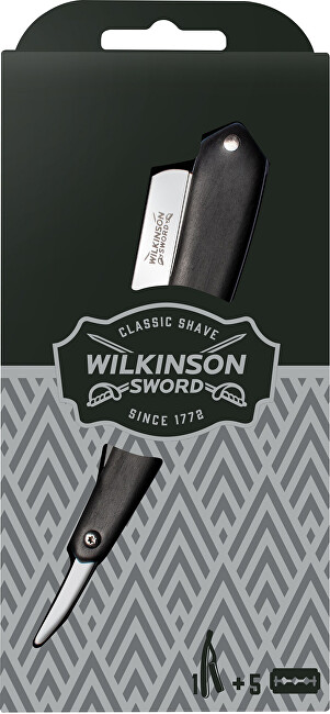 Wilkinson Sword Britva Cut Throat   náhradné žiletky Double Edge Blades 5 ks