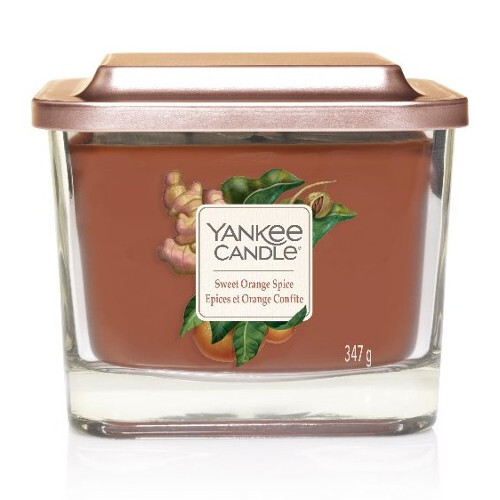 Yankee Candle Aromatická sviečka stredná hranatá Sweet Orange Spice 347 g