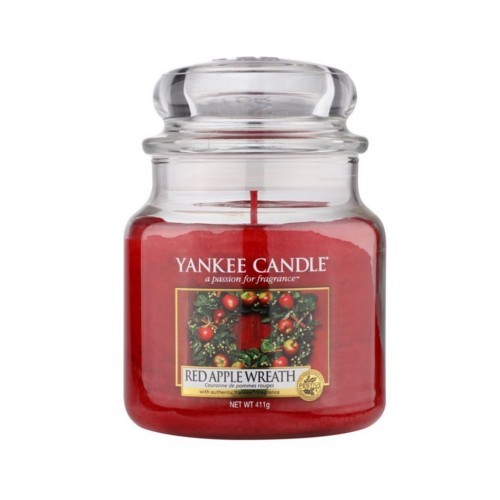 Yankee Candle Vonná sviečka Classic strednej Red Apple Wreath 411 g