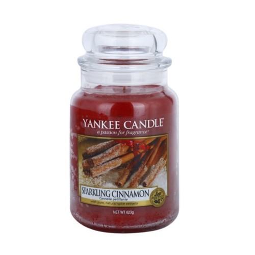 Yankee Candle Vonná sviečka Classic veľký Trblietavá škorica (Sparkling Cinnamon) 623 g