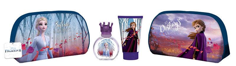 EP Line Disney Frozen II - EDT 50 ml   sprchový gel 100 ml   kosmetická taštička