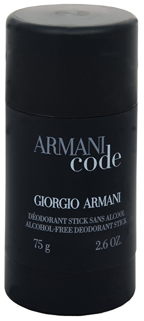 Armani Code For Men - tuhý deodorant 75 ml