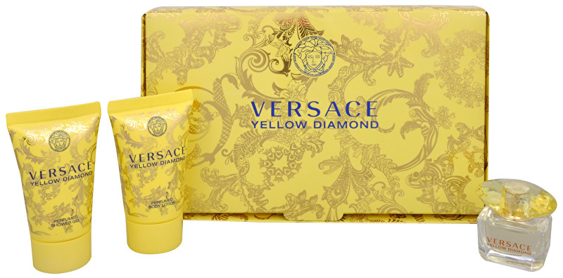 Versace Yellow Diamond - EDT 5 ml   sprchový gel 25 ml   telové mlieko 25 ml