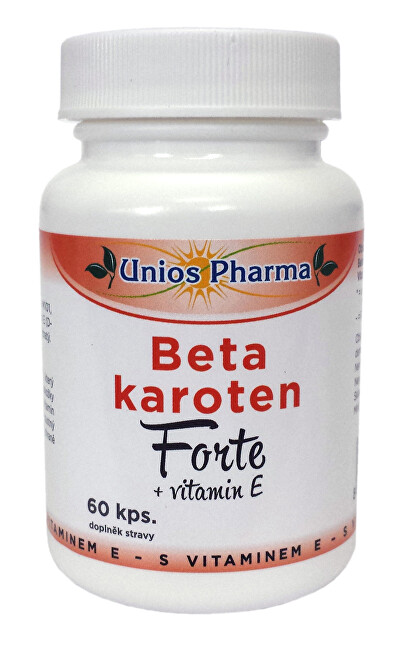 Unios Pharma Beta karotén FORTE   vitamín E 60 kapsúl