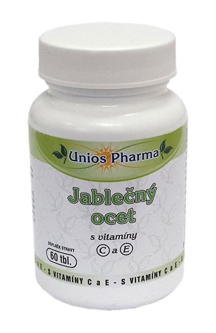 Unios Pharma Jablčný ocot s vitamínmi C a E 60 tbl.