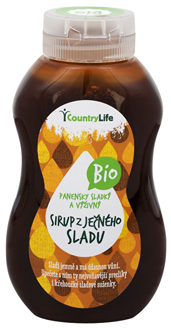 Country Life Bio Sirup jačmenný so sladom - prírodné sladidlo 250 ml