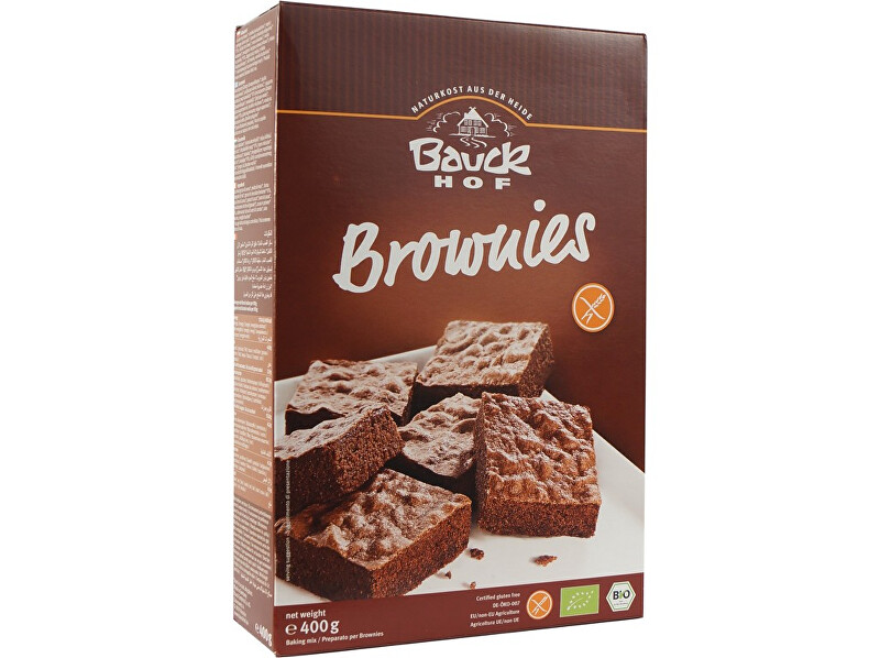 Bauck hof Bio Brownies - čokoládový koláč bezlepková zmes 400g