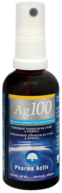 Pharma Activ Koloidné striebro Ag100 (40ppm) spray 50 ml