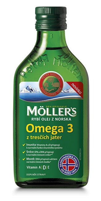 Möller´s Möller´s rybí olej Omega 3 z tresčej pečene 250 ml