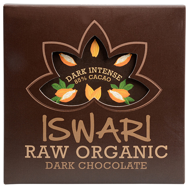 Iswari Raw čokoláda - Dark Intense 85% BIO 75 g