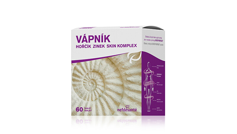 Nef de Santé Vápnik Horčík Zinok Skin Komplex 60 tbl.