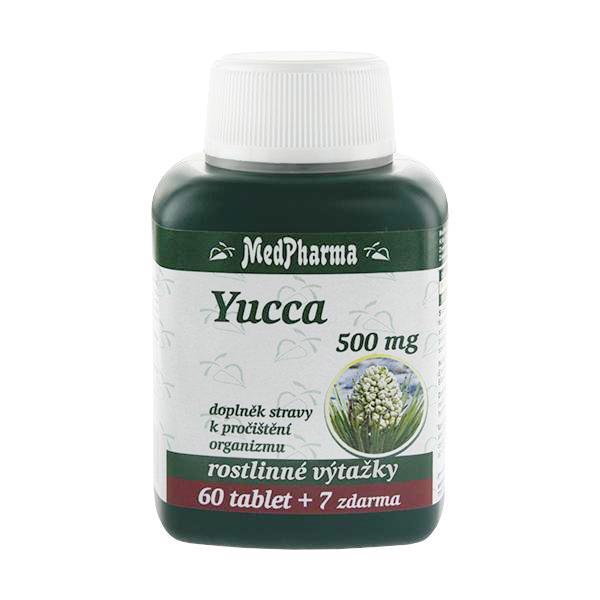 MedPharma Yucca 500 mg 60 tbl.   7 tbl. ZDARMA
