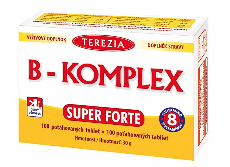 Terezia Company Vitamín B Super Forte   100 tablet
