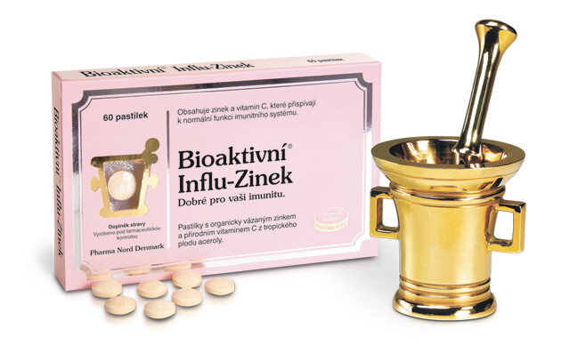Pharma Nord Bioaktívny Influ-Zinok 60 pastiliek