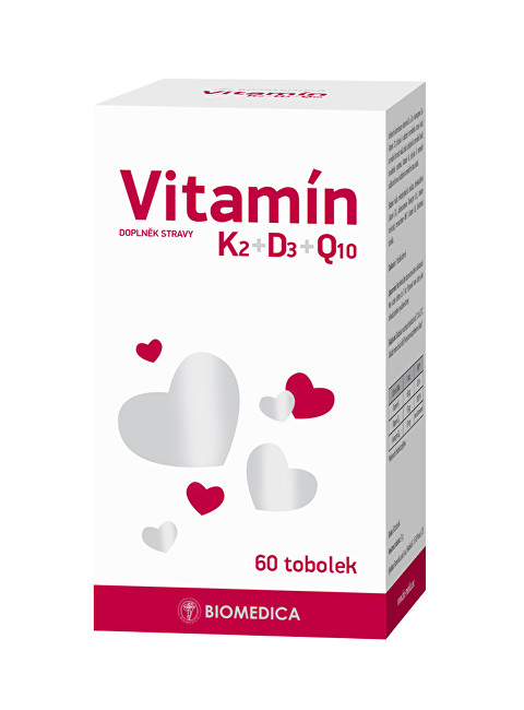 Biomedica Vitamín K2   D3   Q10 60 tablet