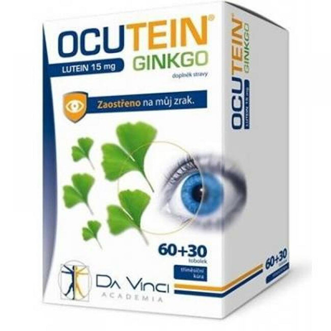 Simply You OCUTEIN Ginkgo 45 mg   Luteín 15 mg Da Vinci 60   30 toboliek