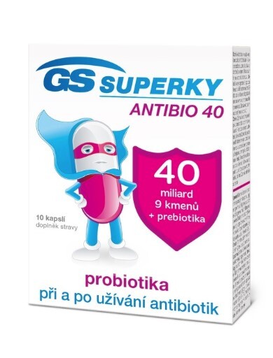 GreenSwan GS Superky Antibio 40, 10 kapsúl