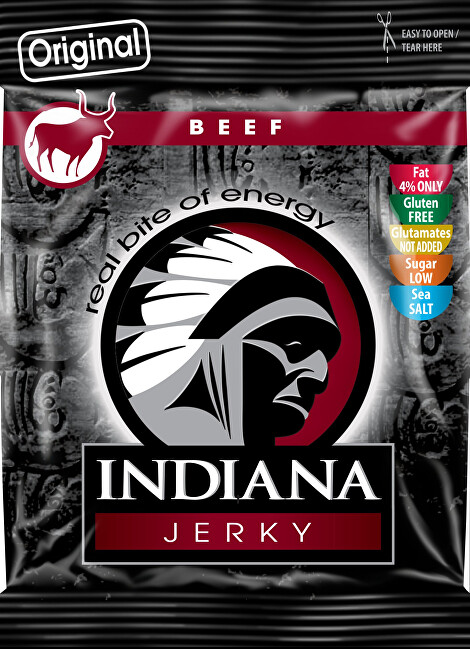 Indiana Indiana Jerky beef (hovädzie) Original 25 g