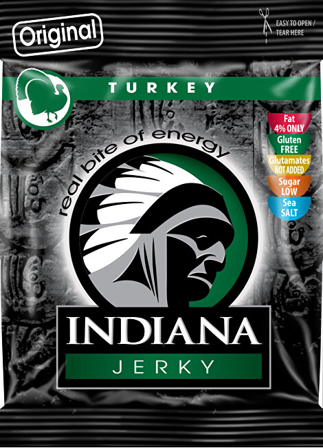 Indiana Indiana Jerky turkey (morčacie) Original 25 g