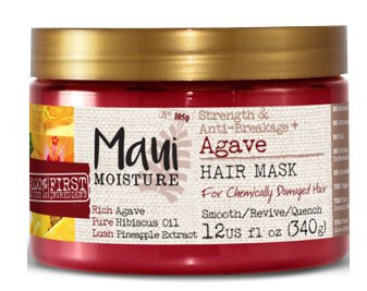 MAUI MAUI posilňujúci maska pre chemicky zničené vlasy   Agave 340 g