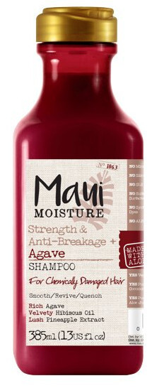 MAUI MAUI posilující šampon pro chemicky zničené vlasy   Agave 385 ml