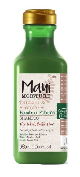 MAUI MAUI posilňujúci šampón pre slabé vlasy   bambusové vlákno 385 ml