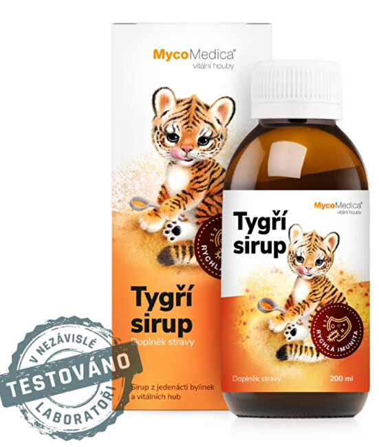 MycoMedica Tigrie sirup 200 ml   pastelky ZD ARMA