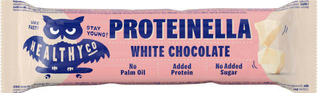 HealthyCo Proteinella Bar 35 g - biela čokoláda