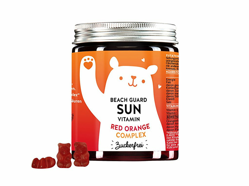 Bears With Benefits Beach Guard antioxidačný vitamínový komplex na opaľovanie 60 ks