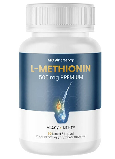 MOVit Energy Metionín PREMIUM 500 mg 90 vegánskych kapsúl