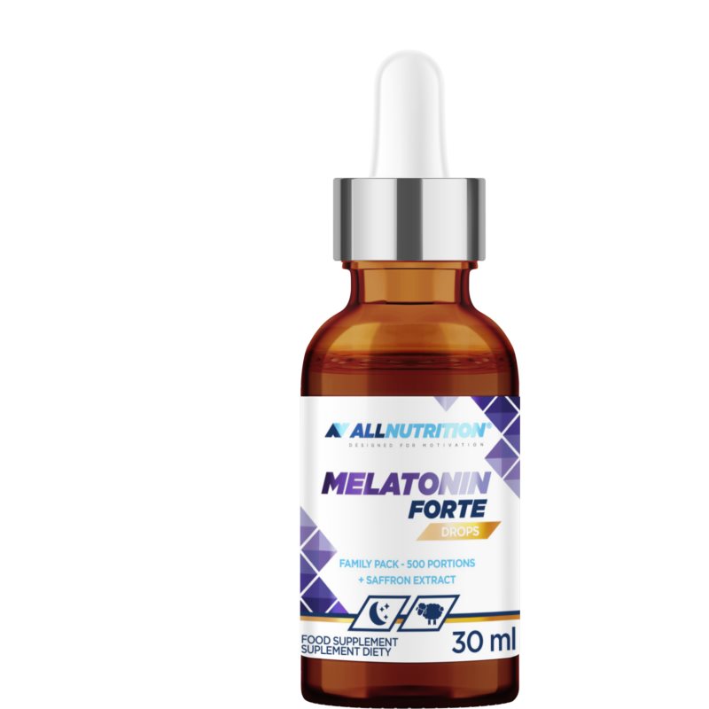 Allnutrition Melatonin Forte Drops kvapky pri ťažkostiach so spánkom a zaspávaním 30 ml