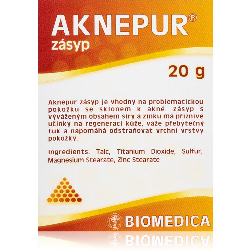 Biomedica Aknepur sypký púder pre problematickú pleť, akné 20 g