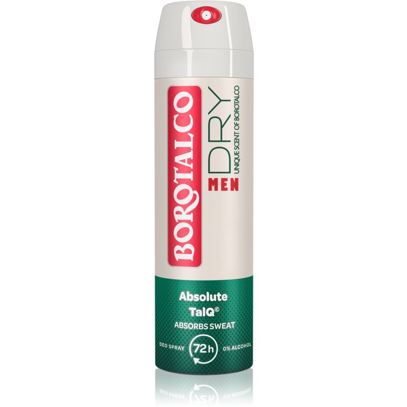 Borotalco MEN Dry dezodorant v spreji pre mužov vône Unique Scent of Borotalco 150 ml