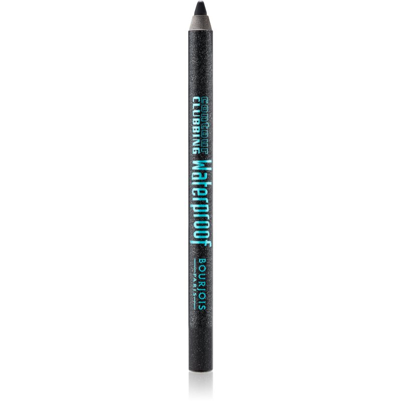 Bourjois Contour Clubbing vodeodolná ceruzka na oči odtieň 48 Atomic Black 1.2 g