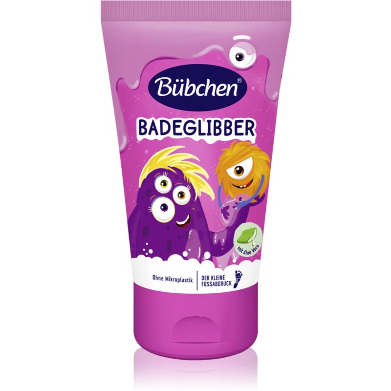 Bübchen Kids Bath Slime Pink farebný sliz do kúpeľa 3 y 130 ml