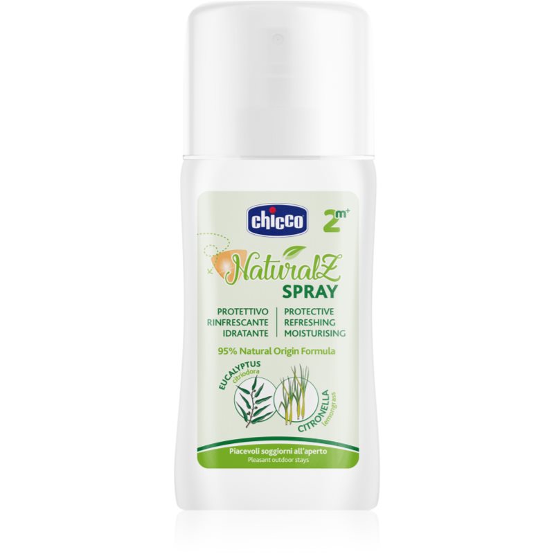 Chicco NaturalZ Protective Spray ochranný a osviežujúci sprej proti komárom 2 m 100 ml
