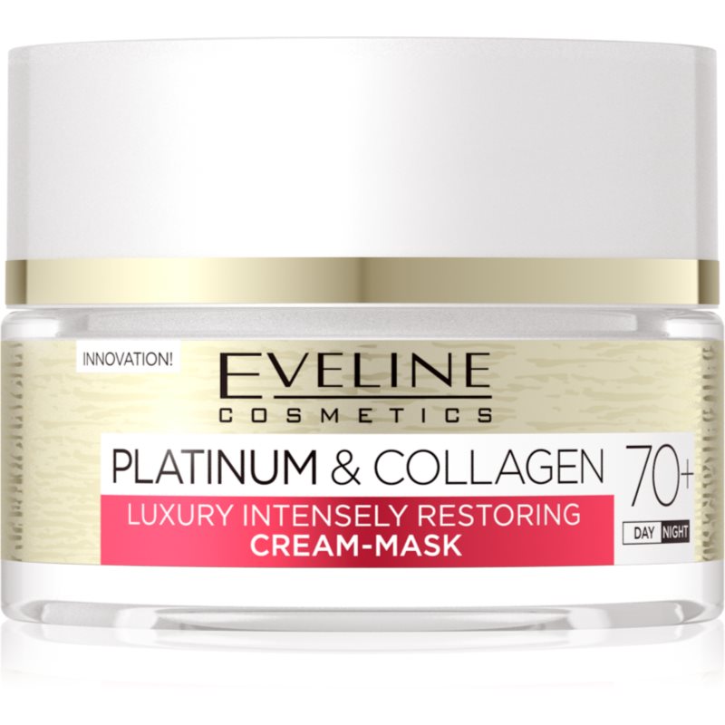 Eveline Cosmetics Platinum  Collagen obnovujúca krémová maska 70 50 ml