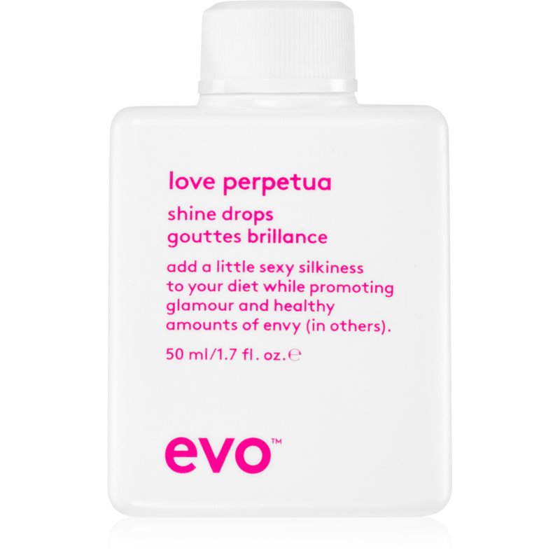 EVO Smooth Love Perpetua rozjasňujúce tekuté kryštály pre nepoddajné a krepovité vlasy 50 ml
