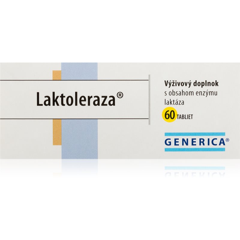 Generica Laktoleraza tablety na podporu trávenia laktózy 60 tbl