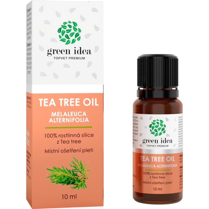 Green Idea Topvet Premium Tea Tree oil 100 percent silice pre lokálne ošetrenie 10 ml